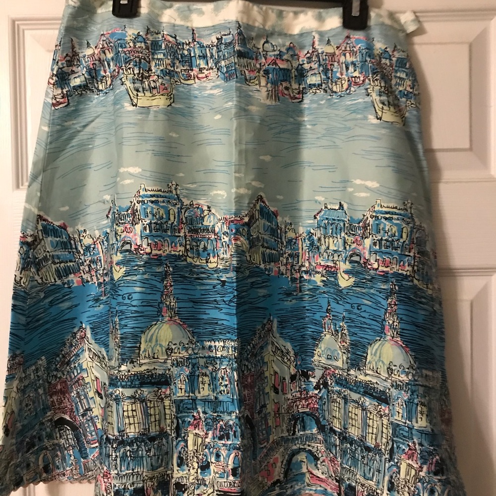 Elevenses brand printed cotton skirt.